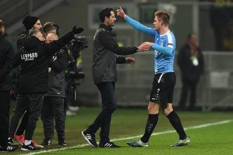 Fußball, EL, AC Mailand - F91 Düdelingen Db Milano 29 11 2018 - Europa League Milan-Dudelange foto Daniele Buffa Image nella foto: esultanza gol Dave Turpel 