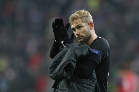 SOCCER - UEFA EL, RBS vs RB Leipzig SALZBURG,AUSTRIA,29.NOV.18 - SOCCER - UEFA Europa League, group stage, Red Bull Salzburg vs RasenBallsport Leipzig. Image shows Konrad Laimer (RB Leipzig). GEPAxpictures xMathiasxMandl