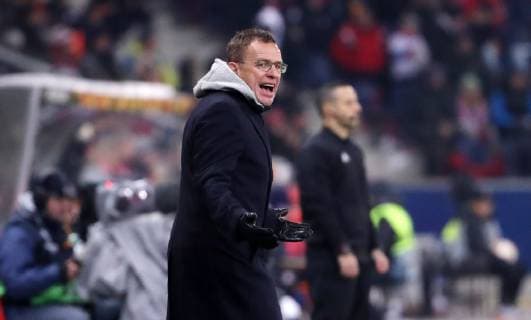 Salzburg - RB Leipzig Fussball Euro League Salzburg, 29.11.2018, Red Bull Arena, Fussball, UEFA Europa League , Gruppe B, 5.Spieltag , FC Red Bull Salzburg vs. RB Leipzig 1:0 (0:0) , Im Bild; Cheftrainer Ralf Rangnick, RB Leipzig , Gemäß den Vorgaben der UEFA ist es untersagt, in dem Stadion und oder vom Spiel angefertigte Fotoaufnahmen in Form von Sequenzbildern und oder videoähnlichen Fotostrecken zu verwerten bzw. verwerten zu lassen. ,