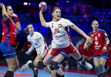 Handball, EM, Damen, Serbien - Polen Polens Joanna P Drabik under kampen mellem Serbien-Polen i Nantes, Frankrig fredag den 30 november 2018. , Nantes Denmark  Copyright: Scanpix LiselottexSabroex cop124 spdk20181130-183521-L