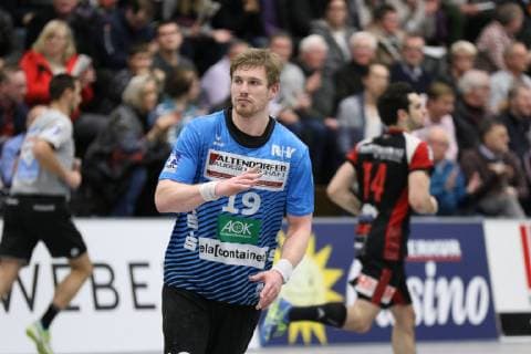 Luca de Boer (HSG Nordhorn-Lingen 19), TuS N-Luebbecke vs HSG Nordhorn-Lingen, Handball, 2. Bundesliga, 01.12.2018, TuS N-Luebbecke vs HSG Nordhorn-Lingen, Handball, 2. Bundesliga, 01.12.2018 Luebbecke Copyright: xEibner Jan_Strohdiekx EP_JSK