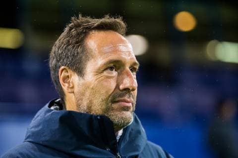 coach John van t Schip of PEC Zwolle during the Dutch Eredivisie match between De Graafschap Doetinchem and PSV Eindhoven at De Vijverberg stadium on December 01, 2018 in Doetinchem, The Netherlands Dutch Eredivisie 2018 2019 xVIxVIxImagesx xHenryxDijkmanxFotografiexIVx 12948019