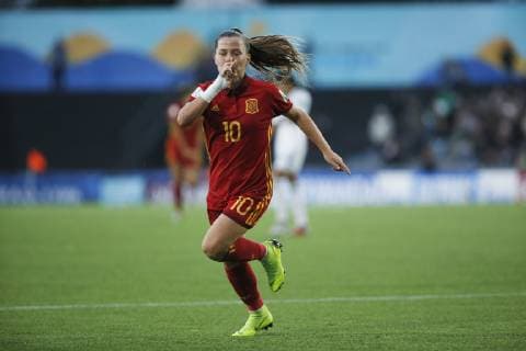 Spain s Claudia Pina jubilates a goal during the Women s Under 17 World Cup final match between Spain and Mexico, in Montevideo, Uruguay, 01 December 2018. Spain vs. Mexico !ACHTUNG: NUR REDAKTIONELLE NUTZUNG!  Copyright: xFedericoxAnfittix AME4049 20181202-636793091483803559