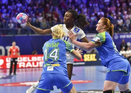Dembele Siraba HANDBALL : Championnat d Europe Feminin 2018 - Nancy 02 12 2018 - France vs Slovenie - 1er Tour MAO Panoramic 
