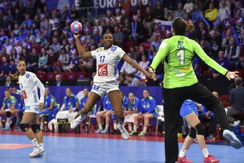 Dembele Siraba HANDBALL : Championnat d Europe Feminin 2018 - Nancy 02 12 2018 - France vs Slovenie - 1er Tour MAO Panoramic 