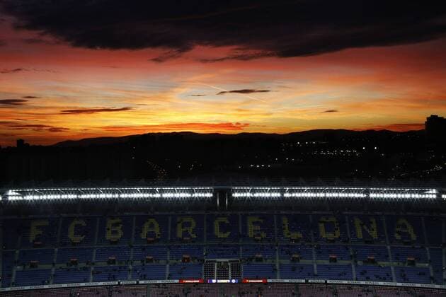 Fußball, Stadiongeschichte FC Barcelona General view (Barcelona), DECEMBER 2, 2018 - Football Soccer : Spanish Primera Division Liga Santander match between FC Barcelona Barca 2-0 Villarreal at Camp Nou stadium in Barcelona, Spain. Noxthirdxpartyxsales  (92850849)