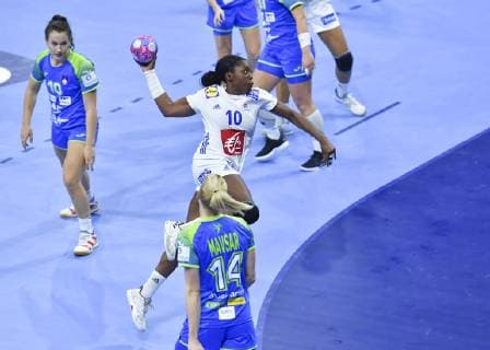 Zaadi Grace HANDBALL : Championnat d Europe Feminin 2018 - Nancy 02 12 2018 - France vs Slovenie - 1er Tour MAO Panoramic 
