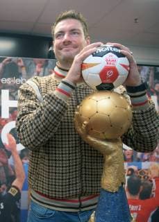 Handball, WM 2019, Carsten Lichtlein ,Fototermin, Pressekonferenz, Handball is coming home, 03.12.2018, Lanxessarena Köln