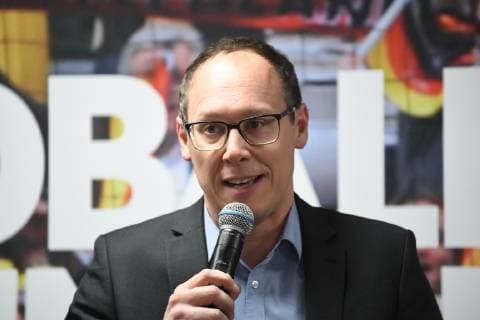 Handball, WM 2019, Mark Schober,Vorstandsvorsitzender DHB ,Fototermin, Pressekonferenz, Handball is coming home, 03.12.2018, Lanxessarena Köln