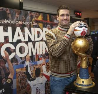 Pressekonferenz Handball WM 2019 Kabine Lanxess Arena Koeln Deutschland Datum: 03.12.2018 Carsten Lichtlein