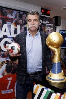 Heiner Brand bei der Pressekonferenz zur Handball WM 2019 Handball Is Coming Home in der WM-Kabine von 2007 in der Lanxess-Arena. Köln, 03.12.2018