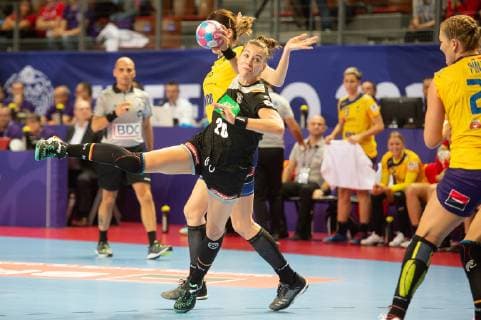 20 Emily Bölk (Deutschland), Deutschland vs. Rumänien, Europameisterschaft, Handball, Frauen, 03.12.2018 Deutschland vs. Rumänien, Europameisterschaft, Handball, Frauen, 03.12.2018 Brest Copyright: xEIBNER Michael_Schmidtx EP_MST