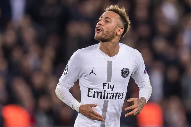 Neymar da Silva Santos Junior of Paris Saint-Germain during the UEFA Champions League group C match between Paris St Germain and Liverpool FC at the Parc des Princes on November 28, 2018 in Paris, France UEFA Champions League 2018 2019 xVIxVIxImagesx xGerritxvanxKeulenxIVx 12980809