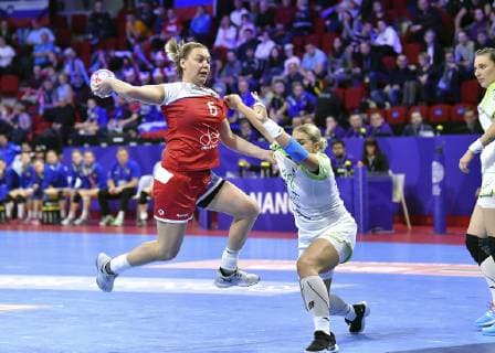 Kochetova Anna HANDBALL : Championnat d Europe Feminin 2018 - Nancy 04 12 2018 - Russie vs Slovenie - 1er Tour MAO Panoramic 