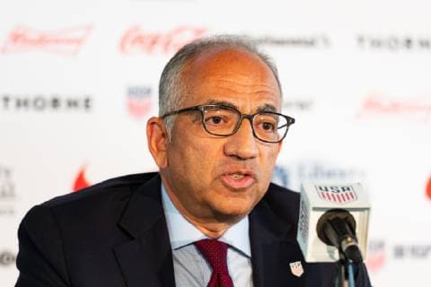 December 4, 2018 - New York, New York, United States - New York, NY - Tuesday December 04, 2018: US Men s national team Nationalteam head coach introductory press conference PK Pressekonferenz at Glasshouse Chelsea. Carlos Cordeiro - ZUMAt139 20181204_zaa_t139_037 Copyright: xHowardxC.xSmithx