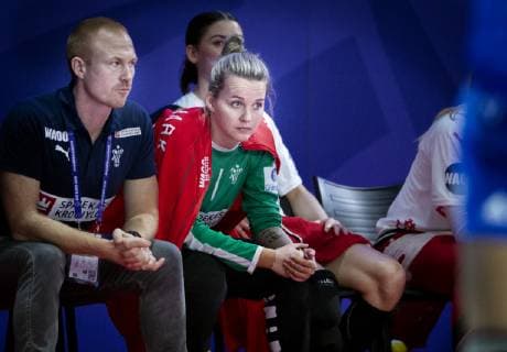 Handball, Damen EM, Frankreich - Dänemark Danmarks Sandra Toft under EM kampen mellem Frankrig-Danmark i Nantes, torsdag den 6 december 2018.. , Nantes Denmark Copyright: Scanpix LiselottexSabroex COP107 spdk20181206-204820-L