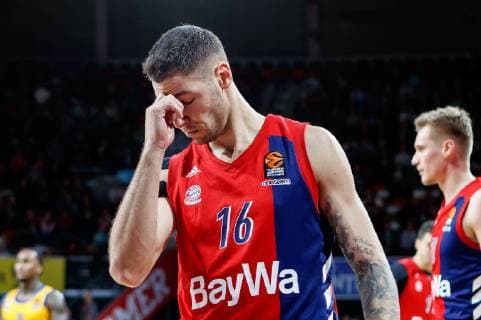 Muenchen, Deutschland, 06.12.2018, Basketball Euro League, Round 11, FC Bayern Muenchen - Khimki Moscow Region, Stefan Jovic (FCB) schaut ( DeFodi507