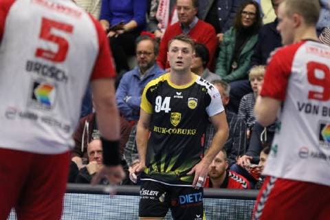 Christoph Neuhold (HSC 2000 Coburg 94), ASV Hamm-Westfalen vs HSC 2000 Coburg, Handball, 2. Bundesliga, 07.12.2018, ASV Hamm-Westfalen vs HSC 2000 Coburg, Handball, 2. Bundesliga, 07.12.2018 Hamm Copyright: xEIBNER JanxStrohdiekx EP_JSK