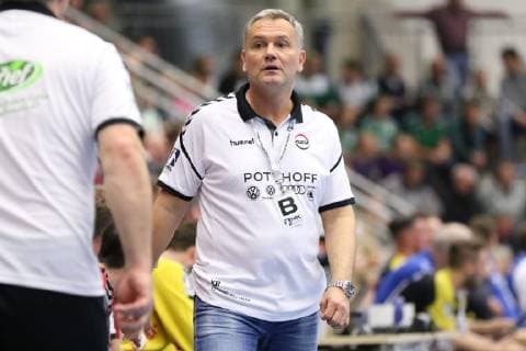 Kay Rothenpieler (Trainer ASV Hamm-Westfalen), ASV Hamm-Westfalen vs HSC 2000 Coburg, Handball, 2. Bundesliga, 07.12.2018, ASV Hamm-Westfalen vs HSC 2000 Coburg, Handball, 2. Bundesliga, 07.12.2018 Hamm Copyright: xEIBNER JanxStrohdiekx EP_JSK