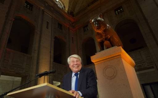 DOSB Berlin 07.12.2018 Bärensaal im Alten Stadthaus Berlin Verleihung des DOSB ETHIKPREISES 2018 an Prof Dr Gunter GEBAUER deutscher Philosoph, Sportwissenschaftler und Linguist. Professor an der Freien Universität Berlin Foto Eberhard Thonfeld camera 4