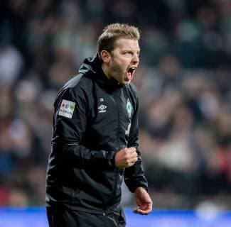 7. Dezember 2018: Bremen, Weserstadion: Fussball 1. Bundesliga, 14. Spieltag: SV Werder Bremen - Fortuna Duesseldorf: Bremens Trainer Florian Kohfeldt. DFL REGULATIONS PROHIBIT ANY USE OF PHOTOGRAPHS AS IMAGE SEQUENCES AND OR QUASI-VIDEO.