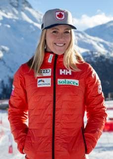 ALPINE SKIING - FIS WC Sankt Moritz SANKT MORITZ,SWITZERLAND,08.DEC.18 - ALPINE SKIING - FIS World Cup, Super G, ladies. Image shows Erin Mielzynski (CAN). GEPAxpictures xHaraldxSteiner
