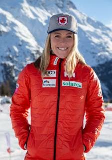 ALPINE SKIING - FIS WC Sankt Moritz SANKT MORITZ,SWITZERLAND,08.DEC.18 - ALPINE SKIING - FIS World Cup, Super G, ladies. Image shows Erin Mielzynski (CAN). GEPAxpictures xHaraldxSteiner