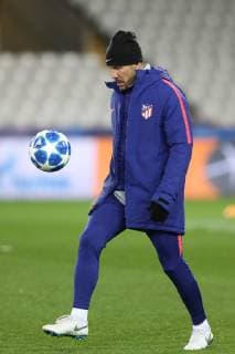 Atletico s head coach Diego Simeone pictured during a training session of Spanish club Athletico Madrid, Monday 10 December 2018 in Brugge. Tomorrow Athletico will meet Belgian soccer team Club Brugge KV on the sixth and last day of the UEFA Champions League, in group A. BRUNOxFAHY  x05487360x