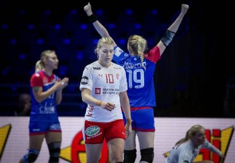 Handball, Damen EM, Dänemark - Russland Danmarks Kathrine Heindahl efter EM kampen mellem Danmark-Rusland i Nantes, mandag den 10 december 2018. , Nantes Denmark Copyright: Scanpix LiselottexSabroex COP104 spdk20181210-193432-L