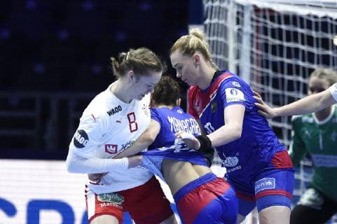 Handball, Damen EM, Dänemark - Russland EM kamp Danmark-Rusland i Nantes, Frankrig mandag den 10. december 2018. , Copyright: LiselottexSabroex COP104 spdk20181210-180913-L
