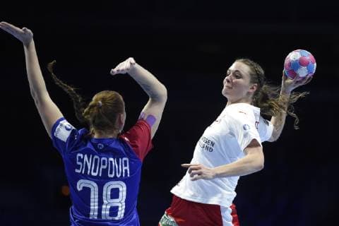 Handball, Damen EM, Dänemark - Russland EM kamp Danmark-Rusland i Nantes, Frankrig mandag den 10. december 2018. , Copyright: LiselottexSabroex COP104 spdk20181210-181735-L