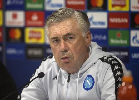 10th December 2018, Anfield , Liverpool, England, UEFA Champions League football, Liverpool versus Napoli ; Napoli manager Carlo Ancelotti answers a question during the press conference PK Pressekonferenz  ActionPlus12086614 DavidxBlunsden