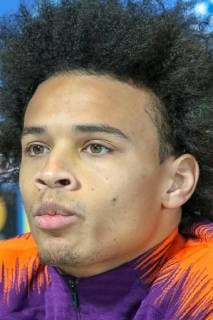 Manchester City press conference PK Pressekonferenz Leroy Sane during the Manchester City press conference at City Football Academy, Manchester Content Not Available For UK Newspapers Copyright: xStevexMcCormickx FIL-12677-0001