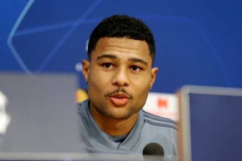 Serge Gnabry (FC Bayern Muenchen 22), Pressekonferenz, Ajax Amsterdam vs FC Bayern Muenchen, Fussball, Champions League Gruppenphase,11.12.2018 Pressekonferenz, Ajax Amsterdam vs FC Bayern Muenchen, Fussball, Champions League Gruppenphase,11.12.2018 Amsterdam Copyright: xEIBNER HarryxLangerx EP_HLR