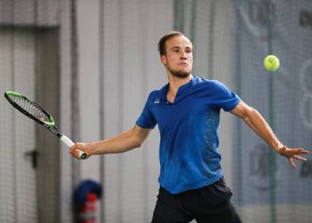 Charly Zick, Deutsche Meisterschaften 2018 Tennis - Deutsche Meisterschaften 2018 - Deutsche Meisterschaft - - Biberach an der Riss - Baden-Wuerttemberg - Germany - 11 December 2018. Â Copyright: xJuergenxHasenkopfx