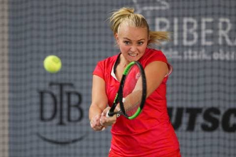 Jil Nora Engelmann, Deutsche Meisterschaften 2018 Tennis - Deutsche Meisterschaften 2018 - Deutsche Meisterschaft - - Biberach an der Riss - Baden-Wuerttemberg - Germany - 11 December 2018. Â Copyright: xJuergenxHasenkopfx