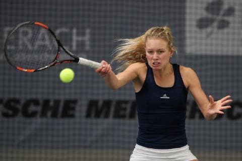 Julia Thiem, Deutsche Meisterschaften 2018 Tennis - Deutsche Meisterschaften 2018 - Deutsche Meisterschaft - - Biberach an der Riss - Baden-Wuerttemberg - Germany - 11 December 2018. Â Copyright: xJuergenxHasenkopfx