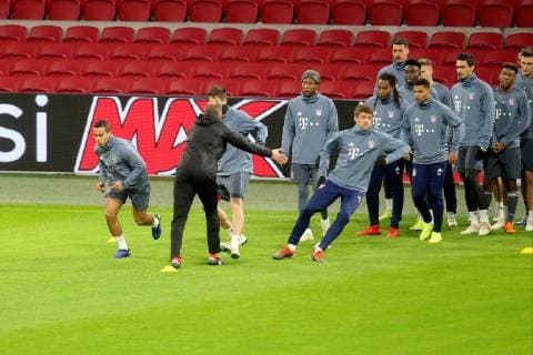 Thiago Alcantara (FC Bayern Muenchen 6), Training, Ajax Amsterdam vs FC Bayern Muenchen, Fussball, Champions League Gruppenphase,11.12.2018 Training, Ajax Amsterdam vs FC Bayern Muenchen, Fussball, Champions League Gruppenphase,11.12.2018 Amsterdam Copyright: xEIBNER HarryxLangerx EP_HLR