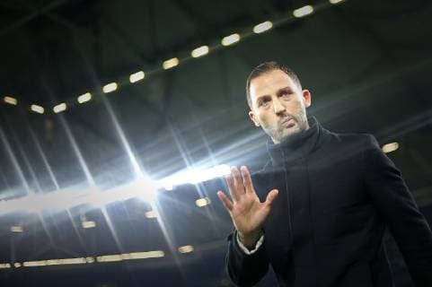 11.12.2018, Fussball UEFA Champions League 2018 2019, Gruppenphase, 6.Spieltag, FC Schalke 04 - Lokomotive Moskau, in der VELTINS-Arena Gelsenkirchen. Trainer Domenico Tedesco (Schalke)
