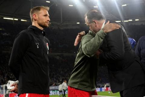 Offizielle Verabschiedung von Benedikt Höwedes (Lokomotiv Moskau) und Jefferson Farfan (Lokomotiv Moskau) beim Champions League Spiel (Saison 2018 19) FC Schalke 04 - Lokomotive Moskau. Copyright: Thomas Pakusch