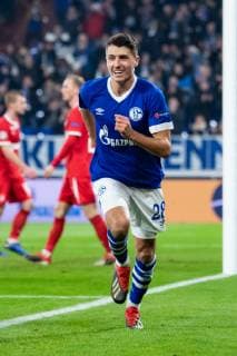 11.12.2018, xkvx, Fussball UEFA Champions League, FC Schalke 04 - Lok Moskau emspor, v.l. (DFL DFB REGULATIONS PROHIBIT ANY USE OF PHOTOGRAPHS as IMAGE SEQUENCES and or QUASI-VIDEO) Gelsenkirchen