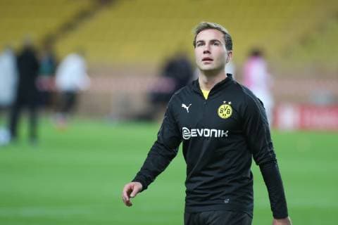 Monaco, 11.12.2018, UEFA Champions League - 2018 19 Season, Gruppenphase - Gruppe A - 6. Spieltag, AS Monaco - Borussia Dortmund, Mario Goetze (Dortmund) Schaut, looks on ( DeFodi535
