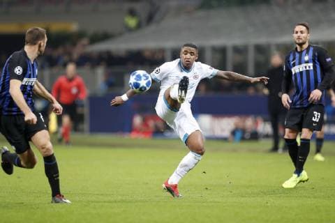 MILAAN , Stadium San Siro, 11-12-2018, football, season 2018 2019, Champions League , PSV player Steven Bergwijn during the Champions League game Inter - PSV Inter - PSV  x2683856x