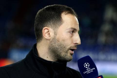 Chef-Trainer Domenico Tedesco (FC Schalke 04) beim Champions League Spiel (Saison 2018 19) FC Schalke 04 - Lokomotive Moskau. Copyright: Thomas Pakusch