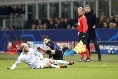 MILAAN , Stadium San Siro, 11-12-2018, football, season 2018 2019, Champions League , PSV player Jorrit Hendrix during the Champions League game Inter - PSV Inter - PSV  x2683860x