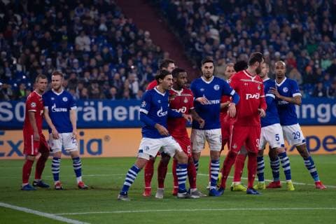 Fußball Champions League Gruppenphase 6. Spieltag FC Schalke 04 - Lokomotive Moskau am 11.12.2018 in der Veltins Arena in Gelsenkirchen Spielszene DFL Regulations prohibit any use of photographs as image sequences and or quasi video.