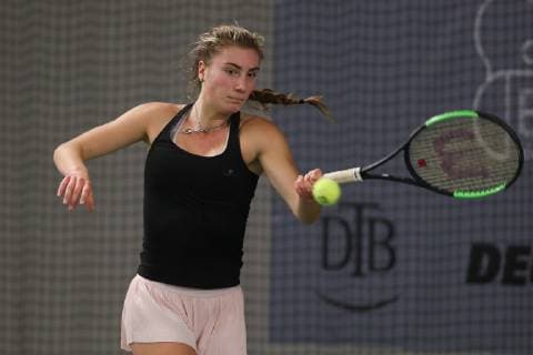 Angelina Wirges, Deutsche Meisterschaften 2018 Tennis - Deutsche Meisterschaften 2018 - Deutsche Meisterschaft - - Biberach an der Riss - Baden-Wuerttemberg - Germany - 11 December 2018. Â Copyright: xJuergenxHasenkopfx