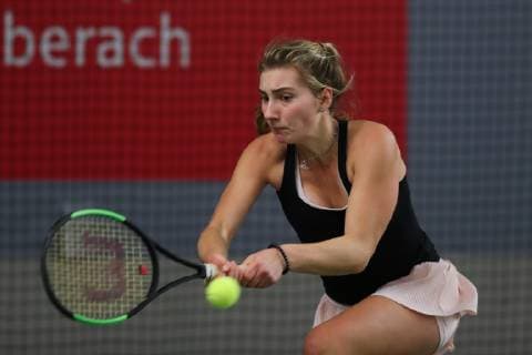 Angelina Wirges, Deutsche Meisterschaften 2018 Tennis - Deutsche Meisterschaften 2018 - Deutsche Meisterschaft - - Biberach an der Riss - Baden-Wuerttemberg - Germany - 11 December 2018. Â Copyright: xJuergenxHasenkopfx