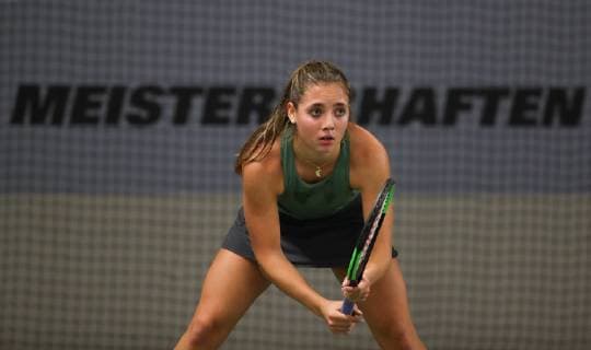 Kathleen Kanev, Deutsche Meisterschaften 2018 Tennis - Deutsche Meisterschaften 2018 - Deutsche Meisterschaft - - Biberach an der Riss - Baden-Wuerttemberg - Germany - 11 December 2018. Â Copyright: xJuergenxHasenkopfx