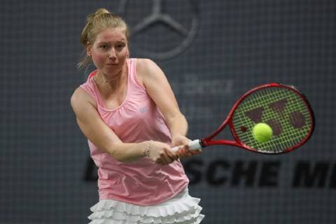 Lara Schmidt, Deutsche Meisterschaften 2018 Tennis - Deutsche Meisterschaften 2018 - Deutsche Meisterschaft - - Biberach an der Riss - Baden-Wuerttemberg - Germany - 11 December 2018. Â Copyright: xJuergenxHasenkopfx